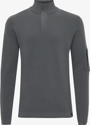 Genti Half Zip | Donkergrijs