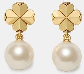 Kate Spade New York Spade Flower Pearl Drop Earrings
