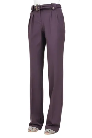 Versace Jeans Couture Viscose Elastane Trousers - Red