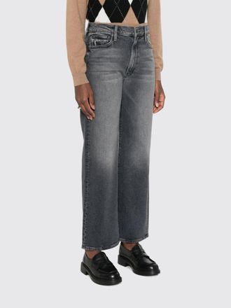 Mother Jeans The Dodger Flood a vita media in denim di cotone straight