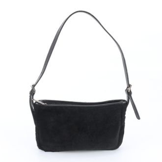 Loewe Black Leather Handbag Shoulder Bag Tote Bag (Pre-Owned)