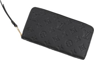 Louis Vuitton Monogram Empreinte Black Noir Monogram Empreinte Long Wallet (Bi-Fold) (Pre-Owned)