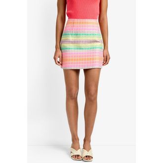 Trina Turk High-Rise Rico Jacquard Skirt in Joie De Vivre Jacquard at Nordstrom, Size 00