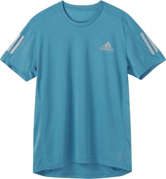 adidas Own the Run Tee Sports Training Quick Dry Short Sleeve Blue GJ9966