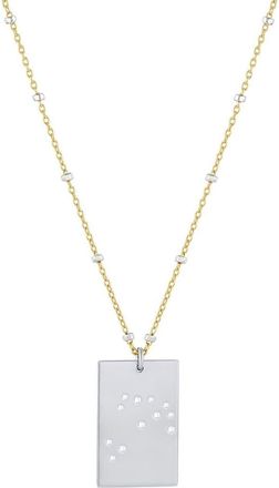 Set & Stones Zodiac Constellation Pendant Necklace in Silver - Capricorn at Nordstrom