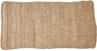 Bazar Bizar Alfombra de hierba marina en marr&oacute;n 200x300x2 cm