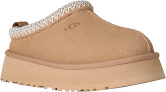 UGG Womens Clogs Tazz Ii Sand Suede Upper: Leather Slippers Flat Shoes
