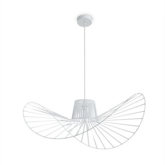 Paco Home Lámpara De Suspensión led Salón Comedor Dormitorio Colgante Estilo Moderno Luce a sospensione - Bianca, Weiß (Ø90cm) (de) - Paco Home