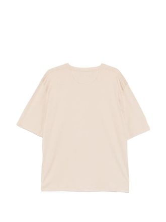 Stefano Ricci Logo-Plaque T-Shirt - Beige