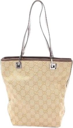 Gucci Borsa tote Pre-owned in tela GG - - Pre-owned - Donna - Beige - ONE SIZE