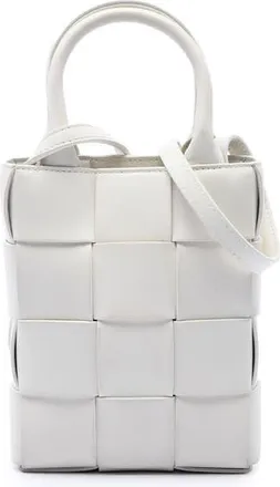 Bottega Veneta Pre-owned Bottega Veneta Mini Maxi Intrecciato Nappa North South Cassette Tote Ladies E2PVSE0DEE4RKR28