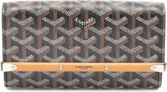 Goyard 2020s mini Monte Carlo pattern clutch bag - Blue
