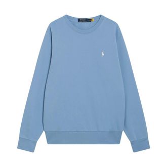 Polo Ralph Lauren Sweatshirts, male, Blue, Size: XL Loopback Terry Sweatshirt