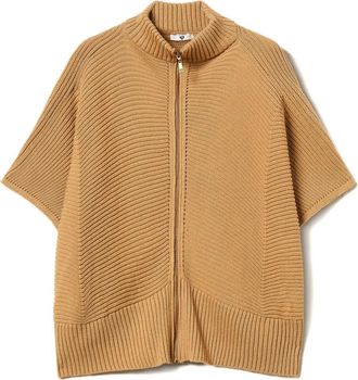 Twin-Set Gebreide cape - Bruin