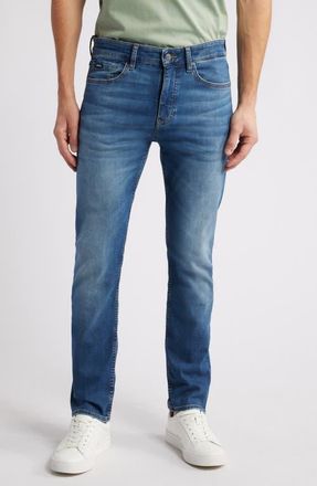BOSS Delaware Slim Fit Jeans in Medium Blue at Nordstrom, Size 30 X 32