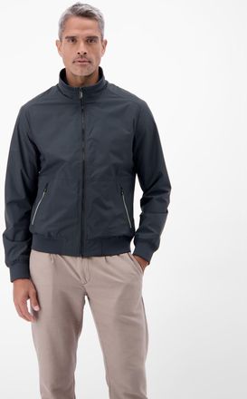 Lerros Blouson LERROS, Herren, Gr. XXL, blau night, Web, Obermaterial: 100% Polyester, unifarben, bequem h&uuml;ftbedeckend, Rundhals, Flachstrickb&uuml;ndchen, Jacken