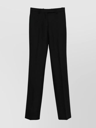 Tom Ford virgin wool slim straight-leg tailored trousers
