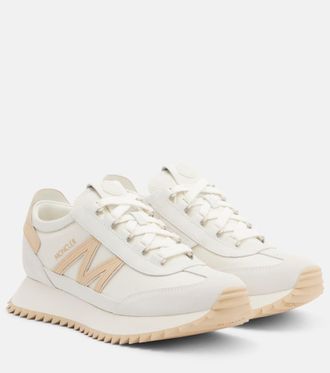 Moncler Pacey2 suede-trimmed sneakers