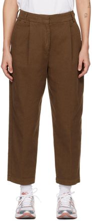 Chloé Brown palazzo pants in cotton from $1,003.55 - on Stylight
