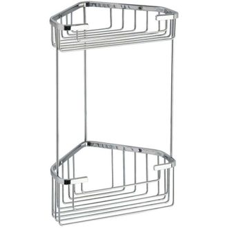 Gedy Sapho Gedy Smart - Estante Doble 20x33x15 Cm, Cromo 2482