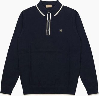 Gabicci Vintage 1973 Mens Gabicci Vintage Linker Navy Polo Shirt - Size: 38