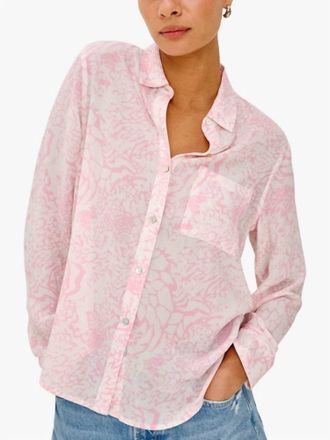 Rails Josephine Shirt In Pink Mixed Animal