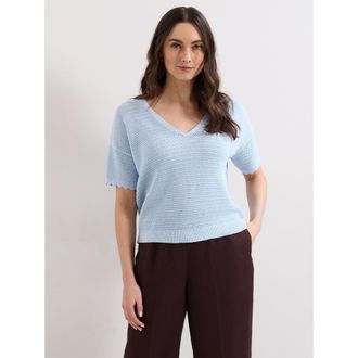 Phase Eight Amira Texture Jumper in Blue at Nordstrom, Size X-Small