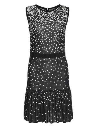 Giambattista Valli pre-owned polka-dot mini dress - Black