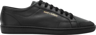 Saint Laurent Schoenen, Heren, Zwart, 44 EU, Leer, Gym Sneaker