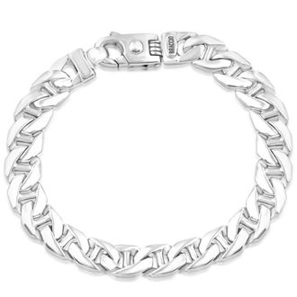 Pompeii3 Mens Solid 14k Gold (43gram) or Platinum (69gram) 10mm Cuban Link Bracelet 8.5