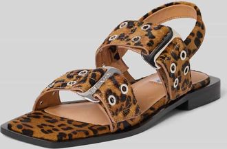 Steve Madden Sandalen mit Klettverschluss Modell SARIA in Cognac, Gr&ouml;&szlig;e 36