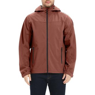 Hawke & Co Defender Water Resistant Hooded Jacket in Maple Syrup at Nordstrom Rack, Size X-Large