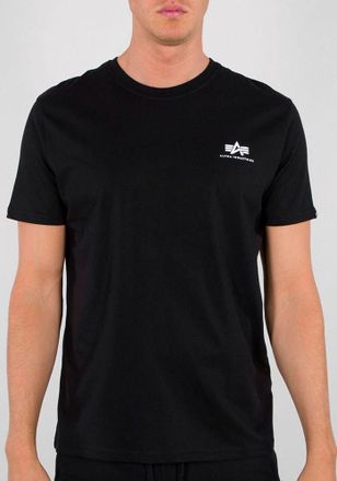 Alpha Industries Rundhalsshirt ALPHA INDUSTRIES Backprint T, Herren, Gr. XXL, schwarz, Single Jersey, Obermaterial: 80% Baumwolle, 20% Polyester, bedruckt, regular fit