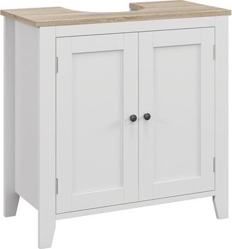 Kleankin Armario de ba&ntilde;o 60x30x60 cm blanco