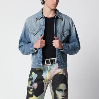 Versace Medium blue stonewashed denim jacket
