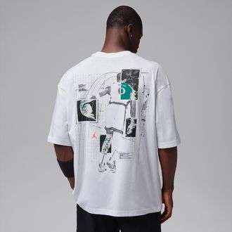 Nike Jordan Nike Mens Tatum Sport Dri-FIT Basketball T-Shirt in White | IW7742-100