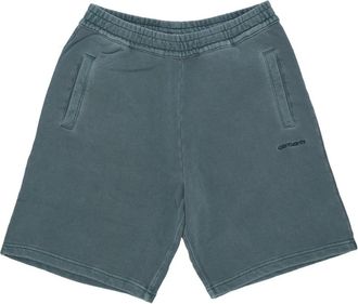 Carhartt Work in Progress Fleece Tracksuit Shorts - Heren - Korte Broeken - Groen - XL - Katoen - Korte Broeken