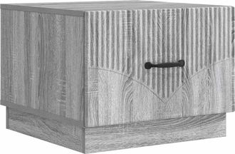 vidaXL Mesa De Caf&eacute; Gris Sonoma 49 X 50 X 37 Cm Madera De Ingenier&iacute;a Vidaxl