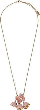 Chlo&eacute; Floral Pendant Necklace - Dames - Kettingen - Roze - ONE Size - Accessoires