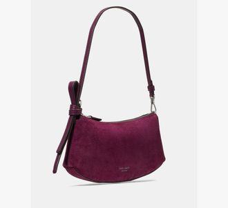 Kate Spade New York Womens Loop Suede Mini Bag in Purple | Suede