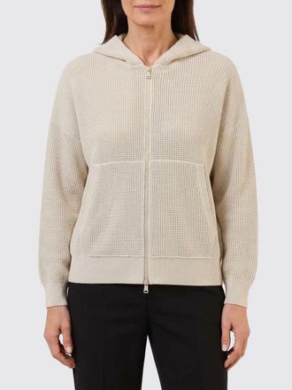 Brunello Cucinelli Felpa con cappuccio in maglia di cotone
