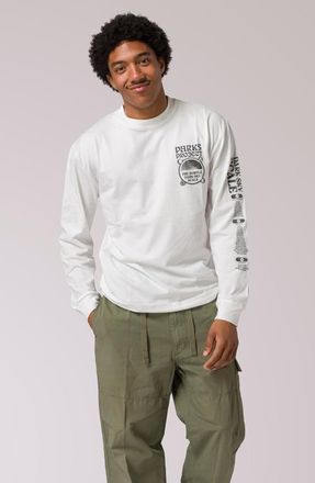 Parks Project Dark Sky Scale Long Sleeve Tee in Marshmallow at Nordstrom, Size Medium