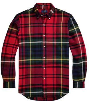 Ralph Lauren CLASSIC FIT PLAID FLANNEL SHIRT