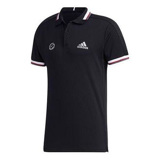 adidas Htrdy M Pl1 Sl Tennis Sports Polo Shirt Black FT6765