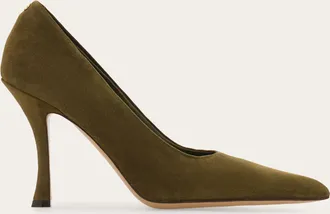 Ferragamo Women Pump shoe Green Size 10.5