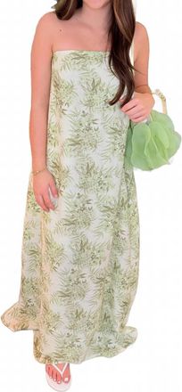 Entro Womens Ivy Dress In Green