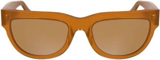 Calvin Klein Brown Cat Eye Ladies Sunglasses CKJ25600S 201 54