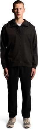 Lyle & Scott Panelled Hybrid Jacket in Black Ice at Nordstrom, Size Xx-Large