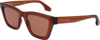 Victoria Beckham Womens VB656S 52 203 Sunglasses - Brown - One Size