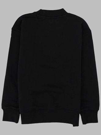Palm Angels Logo-Embroidered Sweatshirt - Black